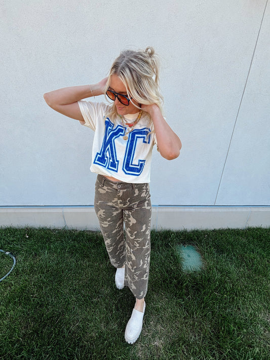 KC Distress Tee
