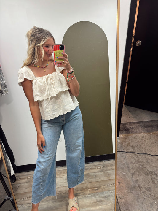 Marissa Detail Tie Tank