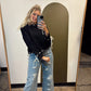 Leah Contrast Stitch Sweater