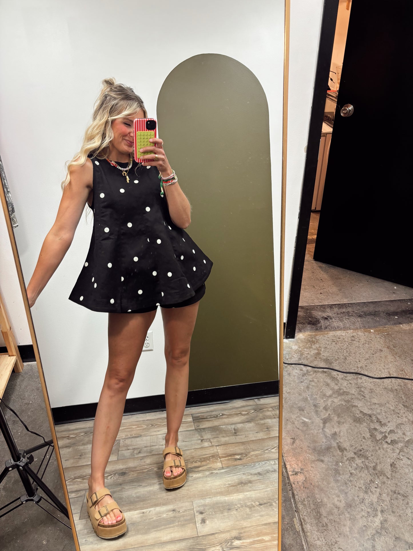Luna Polka Dot Short Set