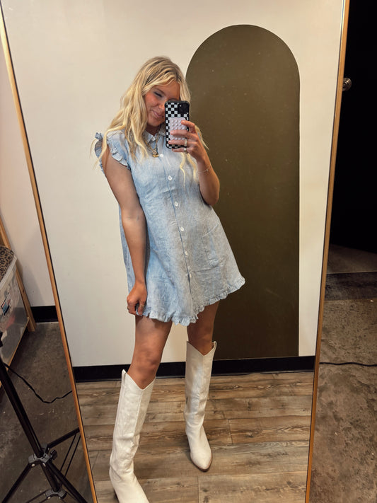 Valley Girl Denim Dress