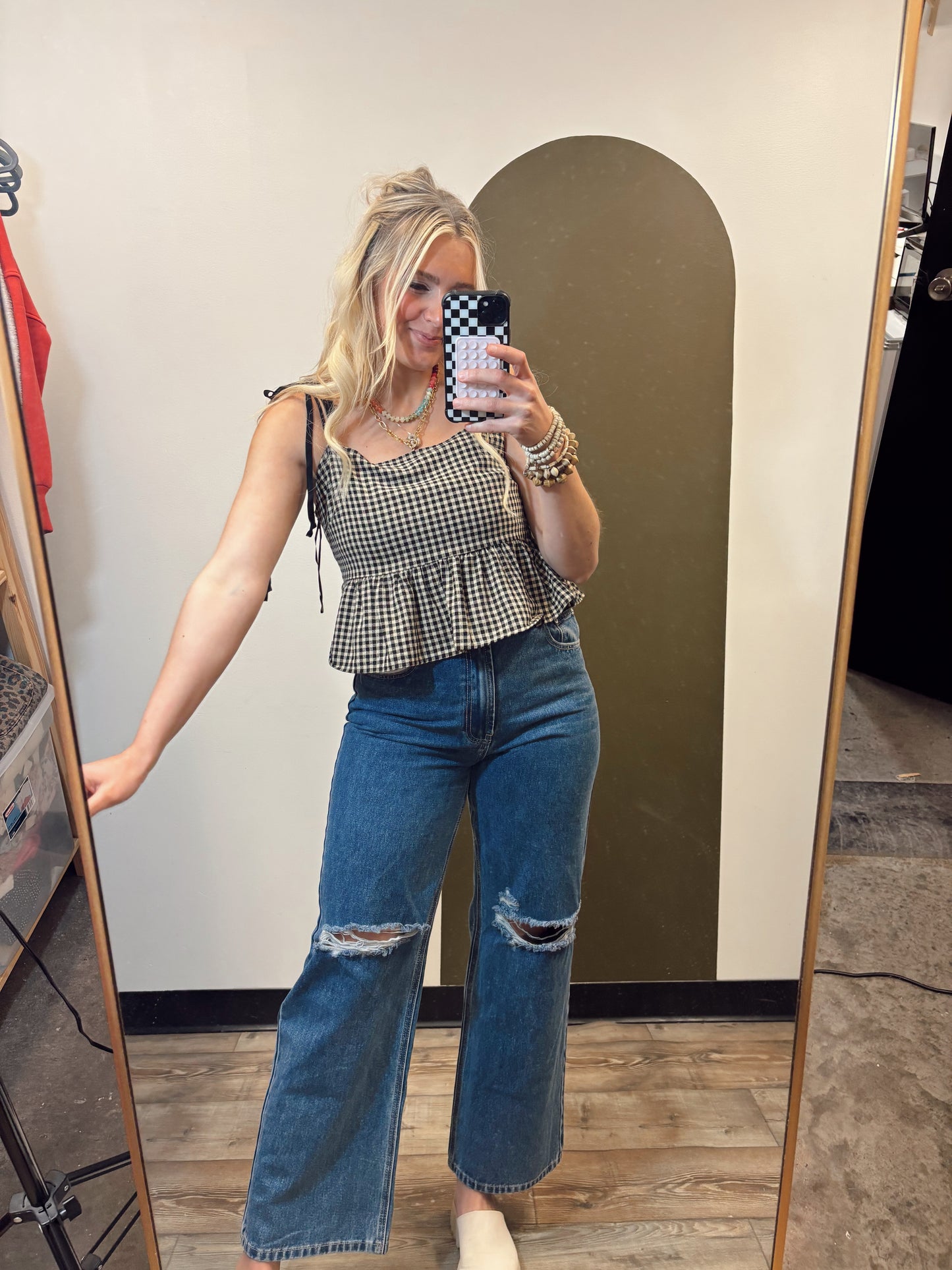 Sabrina Gingham Tank
