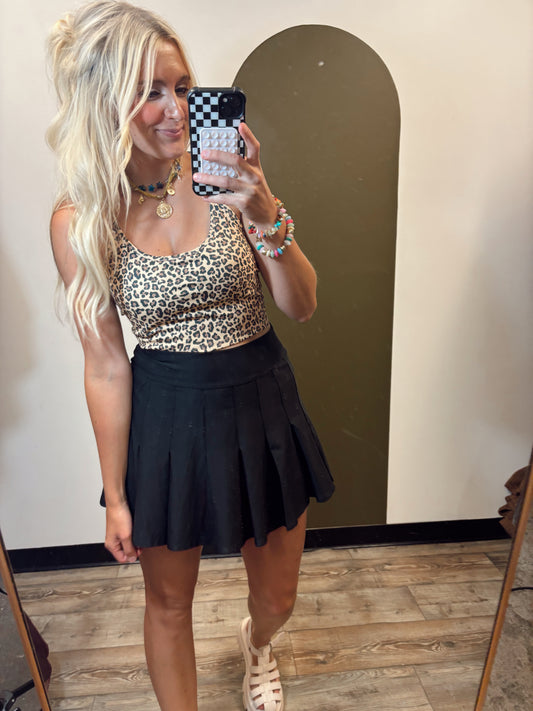 Longline Leopard Tank