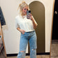 Misty Muscle Tee (White)