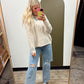 Harley Cable Knit Sweater (Ivory)