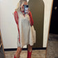 Soft Touch Mini Sweater Dress (Taupe)