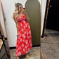 Oahu Tropical Midi Dress