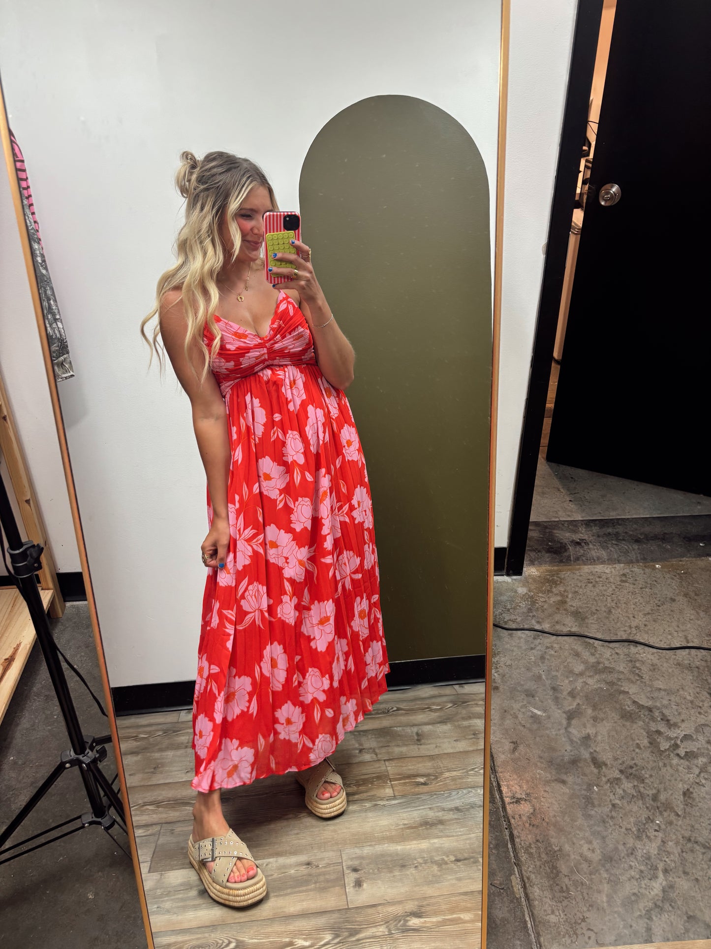 Oahu Tropical Midi Dress