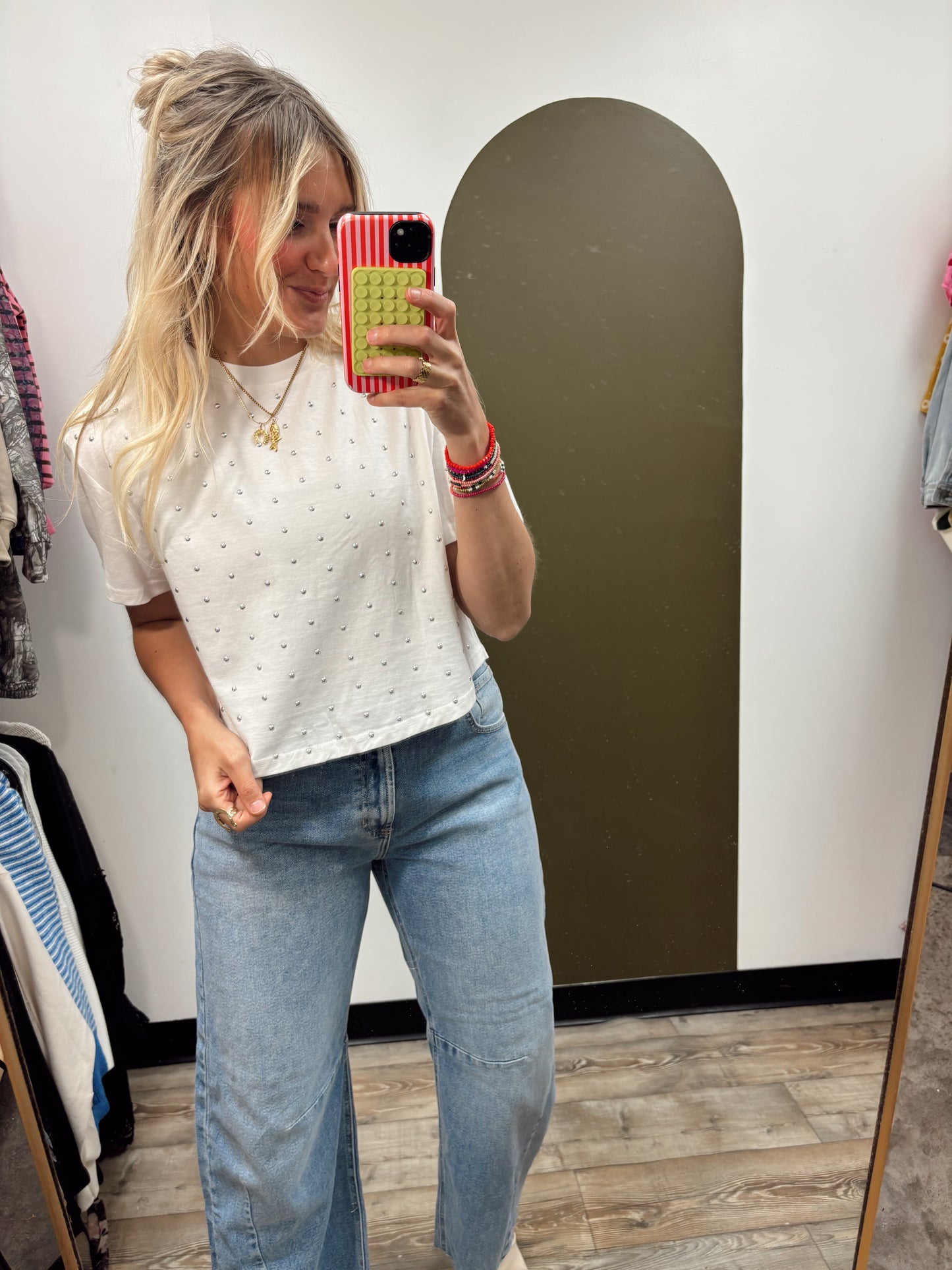 Stud Boxy Tee
