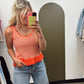 Charla Knit Peplum (Orange)
