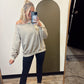Evelyn Loose Fit Sweatshirt (Taupe)