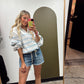 Addison Stripe Pullover (Blue/Grey)