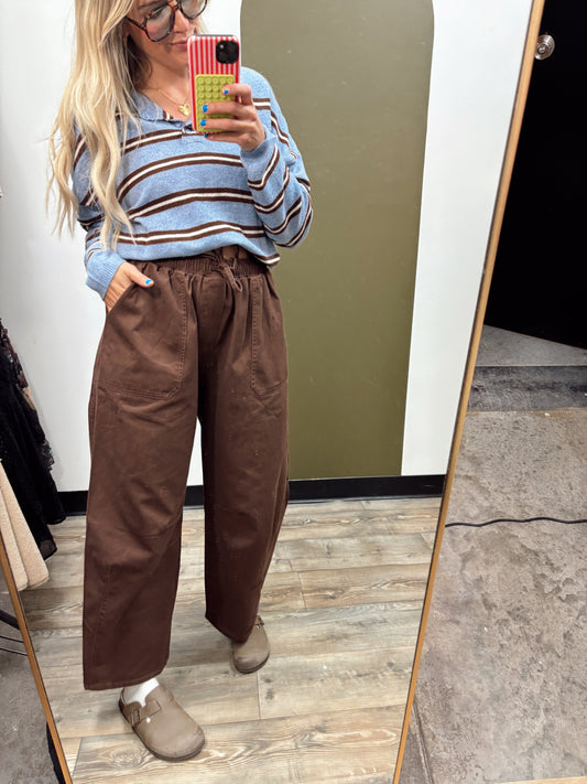 Utility Chic Pant (Brown)