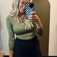 There She Goes Top (Olive)