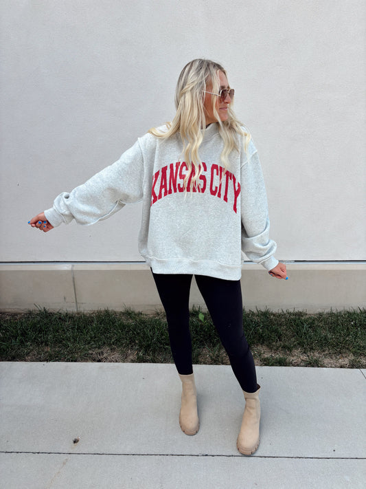 Reversible KC/Kansas City Mock Neck