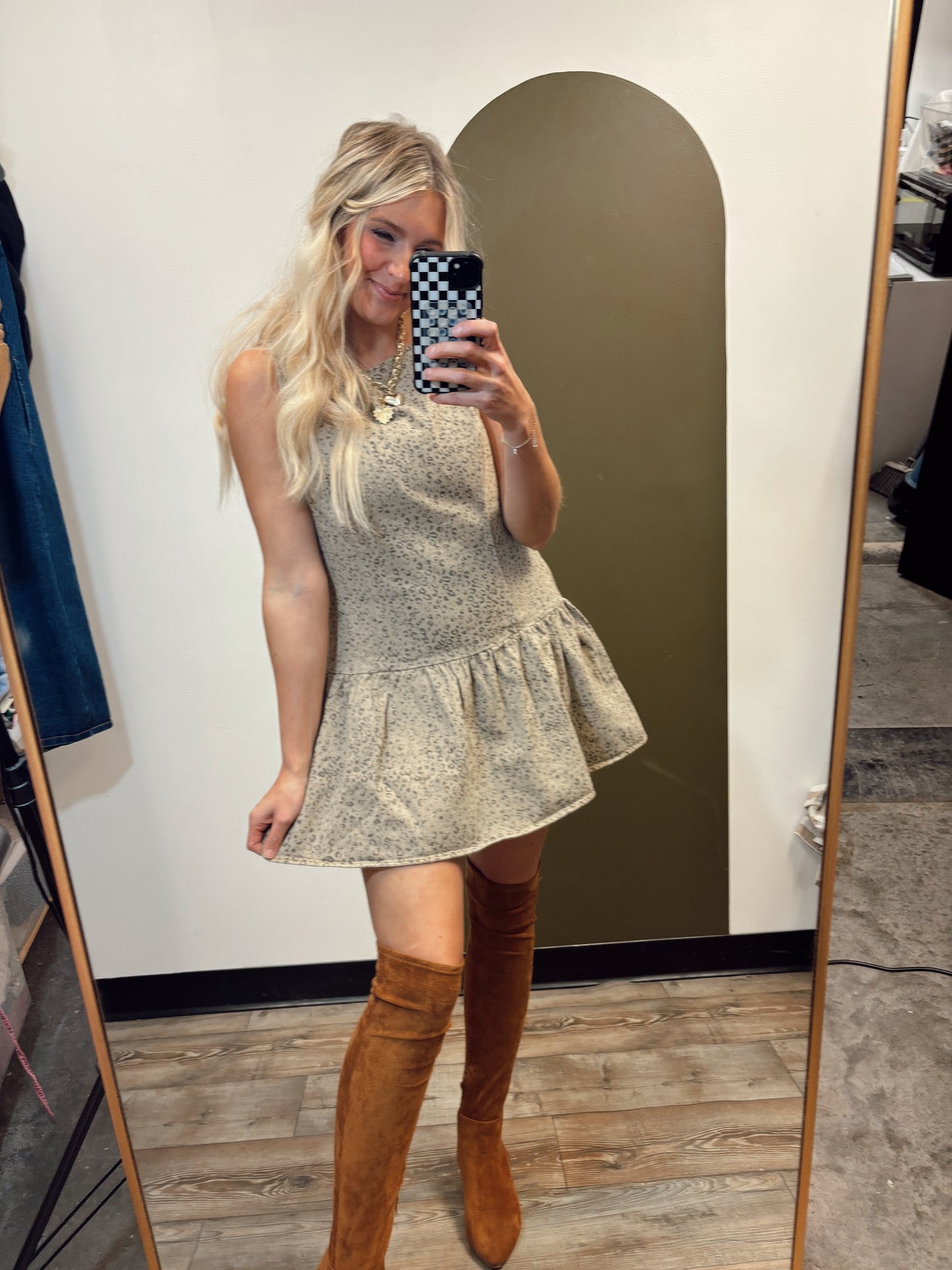 Leo Peplum Dress
