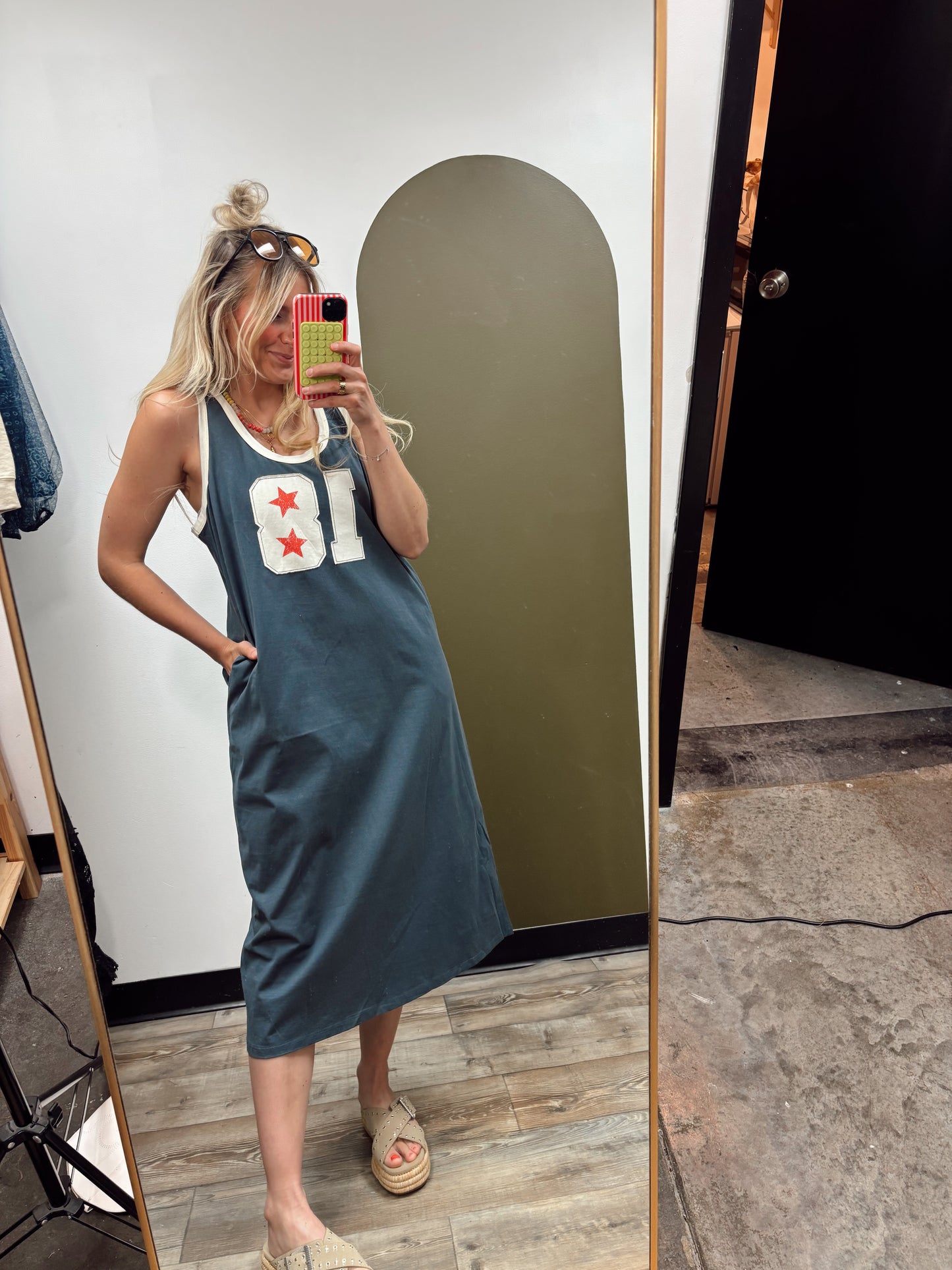 Courtside Seats Maxi Dress