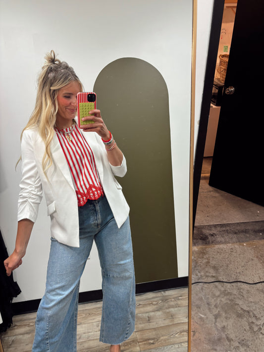Boardroom To Bar Blazer (White)