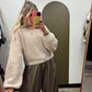 Johanna Pullover Sweater (Khaki)