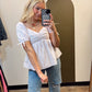 Jessica Sweetheart Top (Lilac)