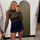 Star Mesh Thumbhole Top