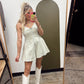Icy Denim Button Romper