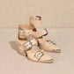 Hendrix Buckle Shoe (Beige)
