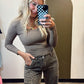 Daphne Scoop Top (Mocha)