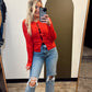 Doll Baby Bow Top (Red)