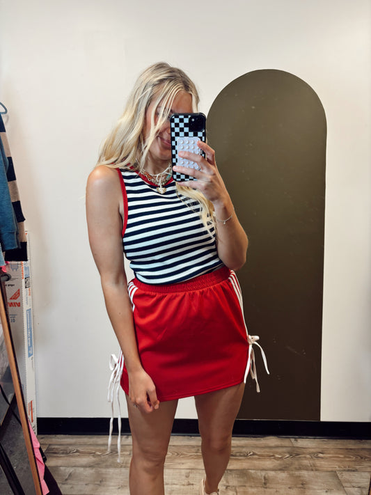 In The Navy Stripe Tank