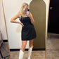 Sonja Linen Dress (Black)