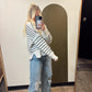 Splitting Image Pullover Sweater (Cream)
