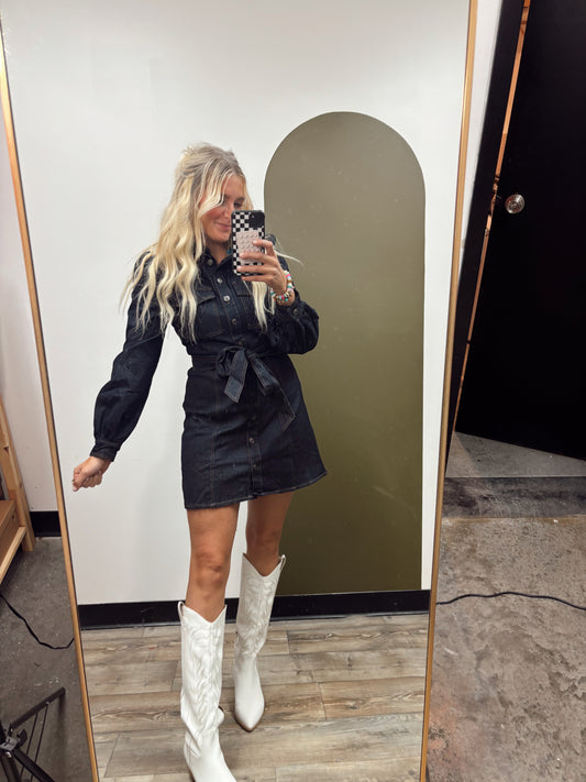Jordyn Denim L/S Dress