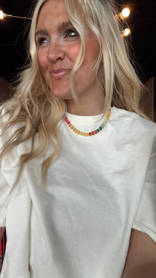 Rainbow Gem Necklace (Sunny Day)