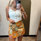 Heat Wave Button Tank (White)