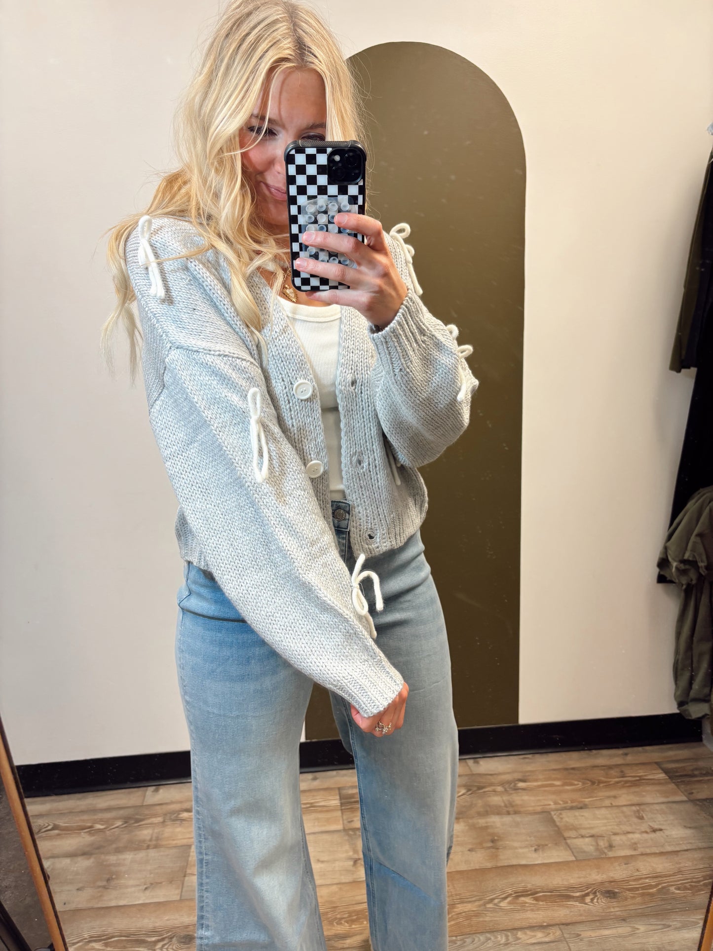 Bow Tied Sweater Cardy