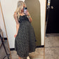 Jess Floral Maxi Dress (Black)