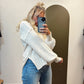 Miriam Sweater Top (Cream)