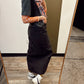 Pamela Denim Midi Skirt (Black)