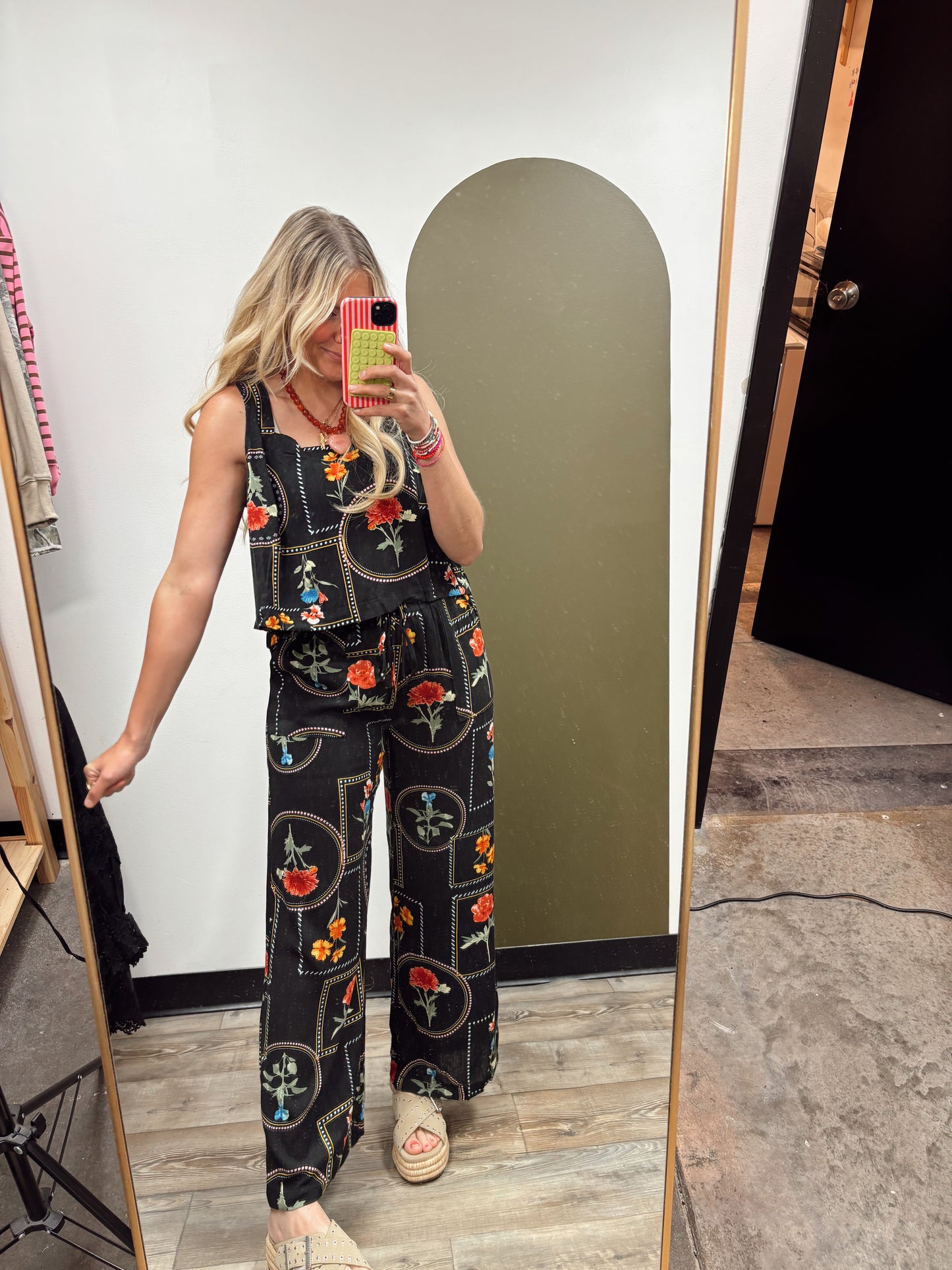 Tropicana Print Tank Set