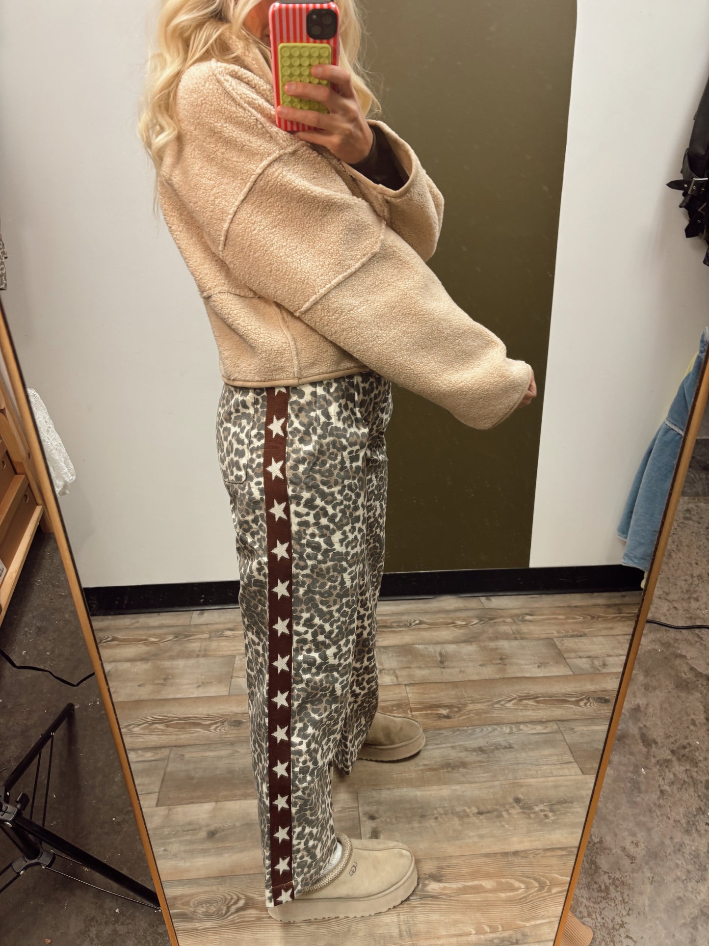 Leopard Sport Star Pant (Brown)