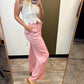 Enid Crinkle Pant (Blush)