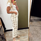 Kiki Crochet Pant (Cream)