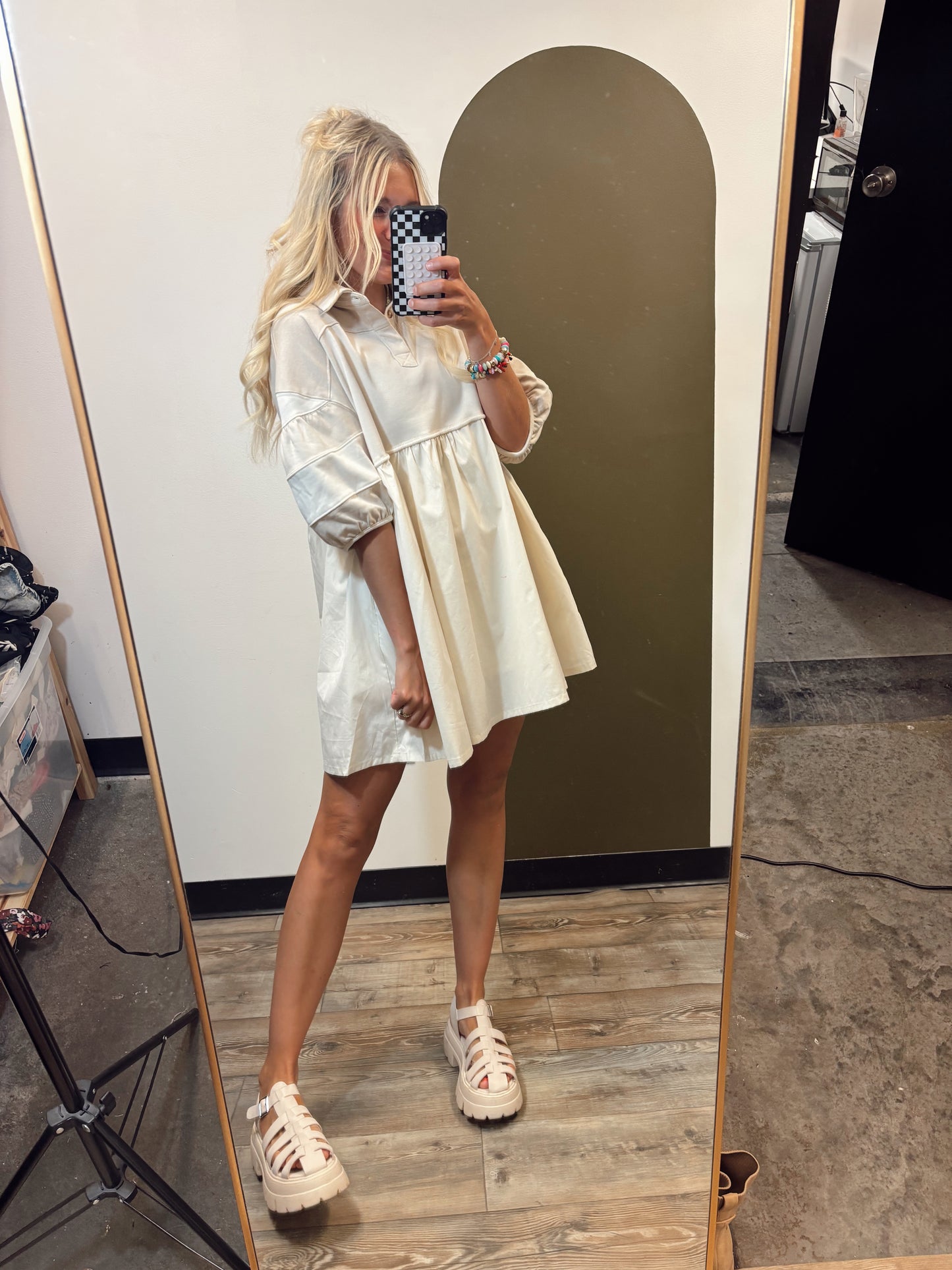 Colton Cotton Mini Dress
