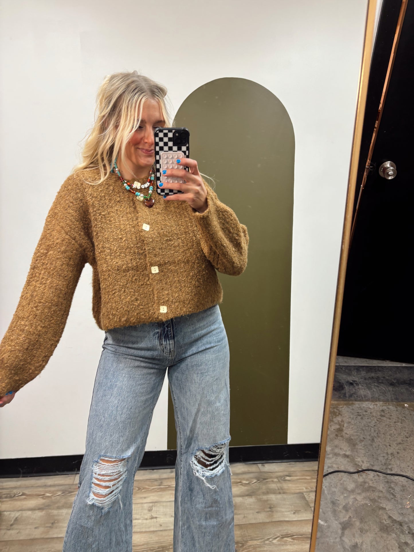 Clara Plush Cardigan