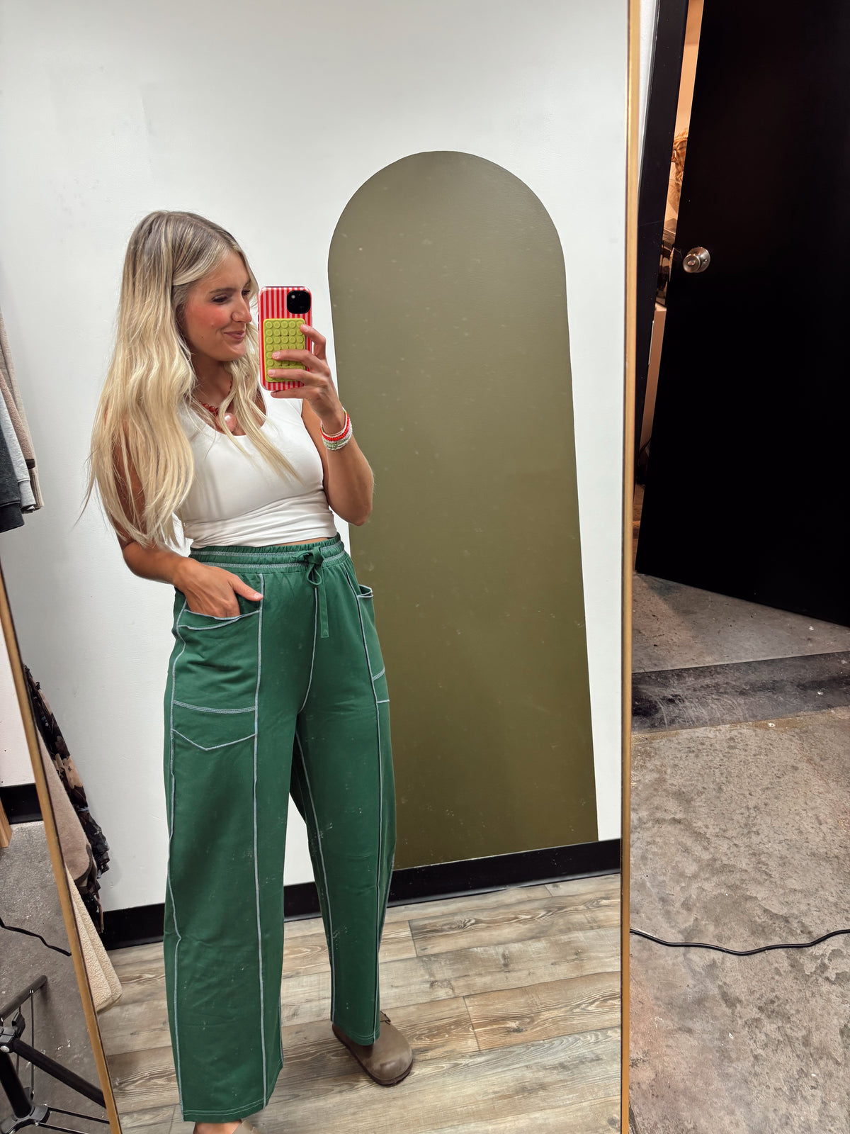 Margaret Sweat Pant (Green)