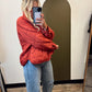 Packable Puffer Jacket (Brick)