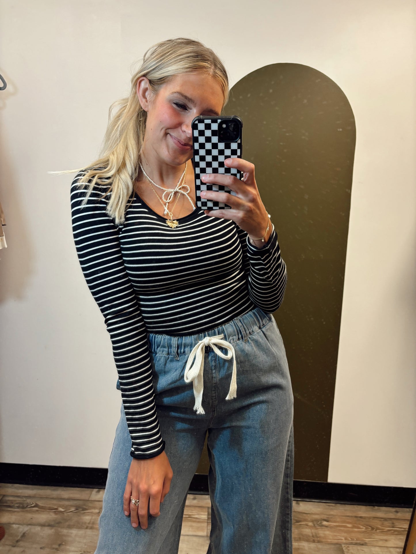 Tori Striped Top