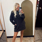 Open Gym Sweat Dress (Black)