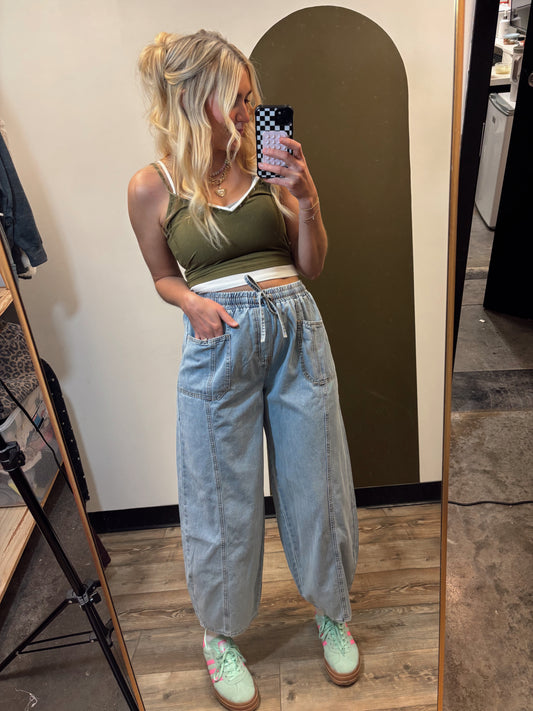 Christie Cargo Denim